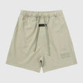 Essentials Heathered Grey Elevated Street Fleece Shorts – Fear of God