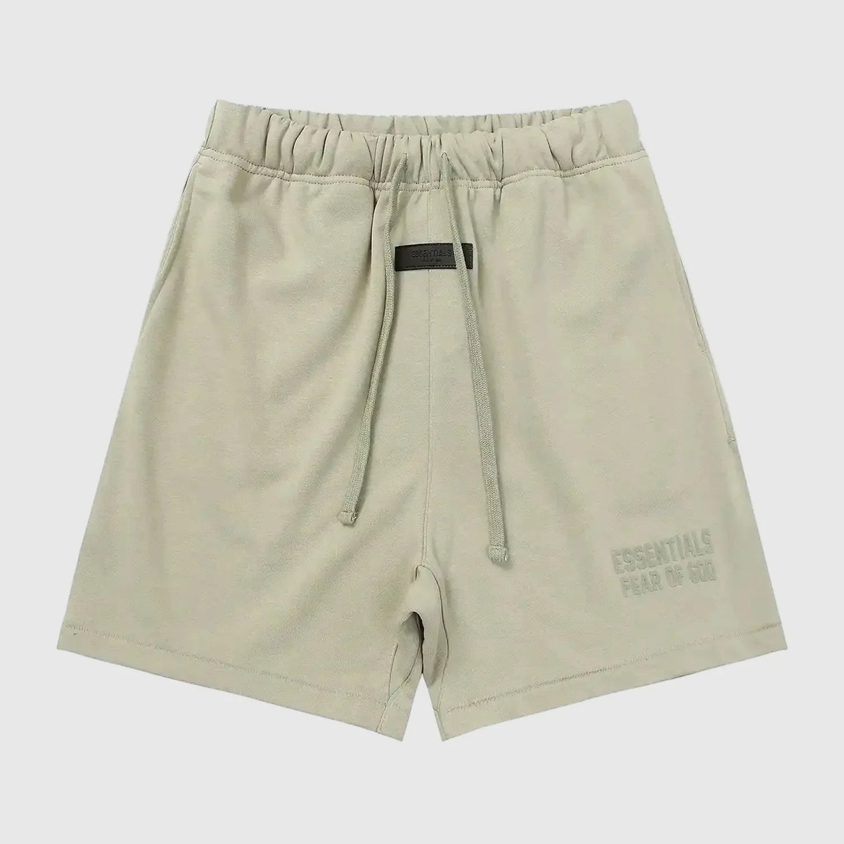 Essentials Heathered Grey Elevated Street Fleece Shorts – Fear of God