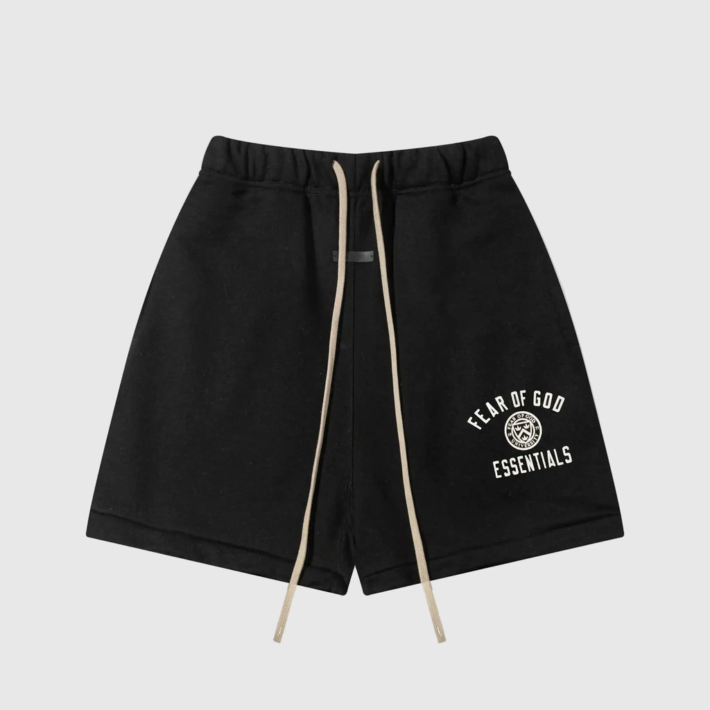Essentials Black Fleece Shorts – Fear of God