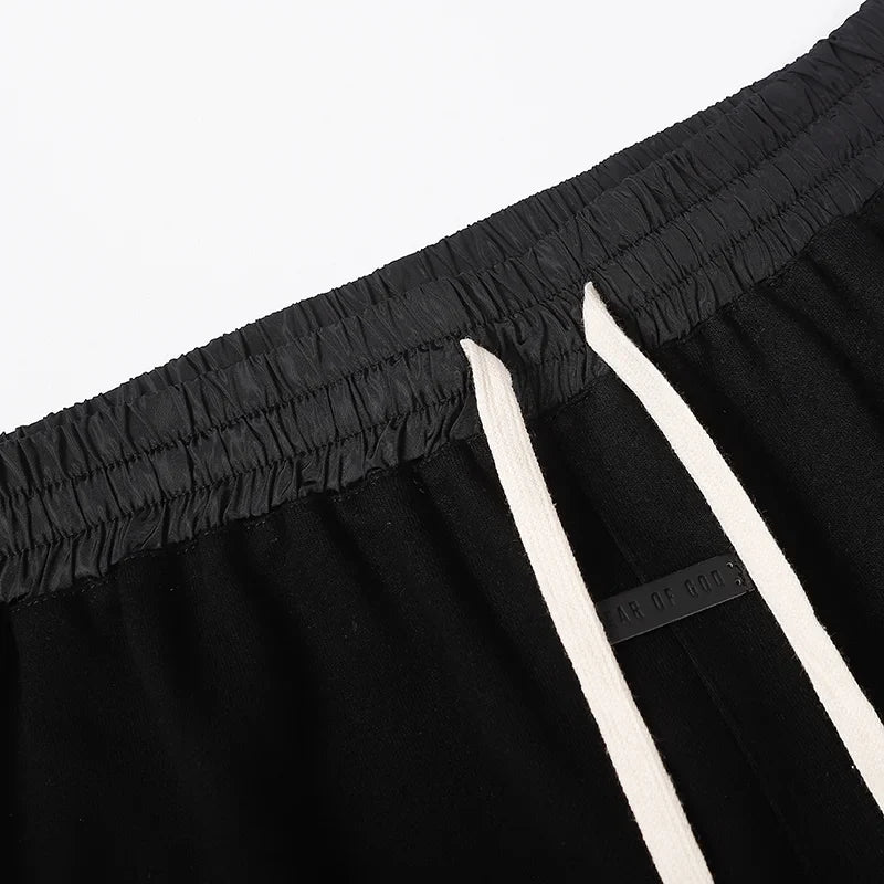 Essentials Black Streetwear Fleece Shorts – Fear of God