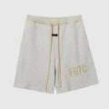 Essentials Dark Heather Oatmeal Fleece Shorts – Fear of God