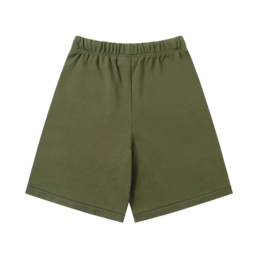 Essentials Hemlock Green Fleece Shorts – Fear of God