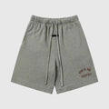 Essentials Dark Heather Oatmeal Fleece Shorts – Fear of God