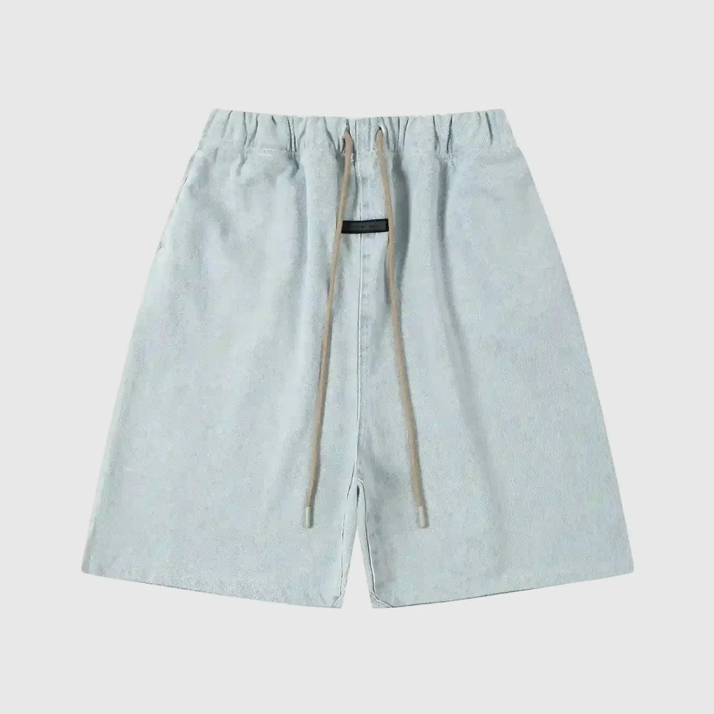 Essentials Denim Blue Vintage Fleece Shorts – Fear of God