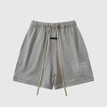 Essentials Light Oatmeal Relaxed Fit Fleece Shorts – Fear of God