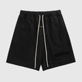 Essentials Black Premium Fleece Shorts – Fear of God