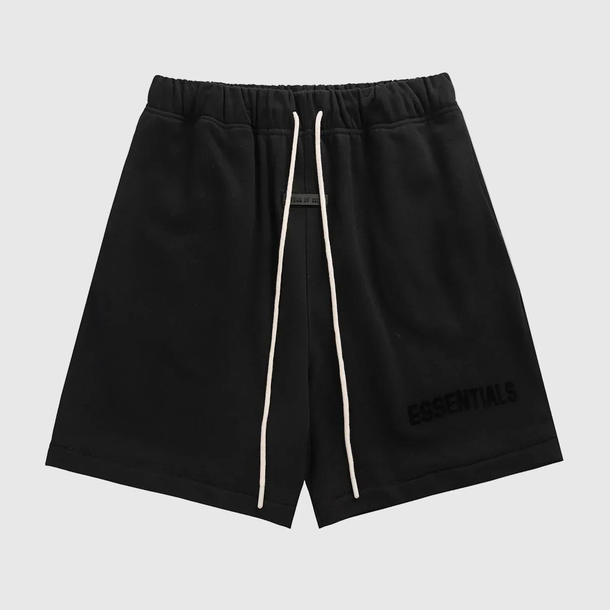 Essentials Black Premium Fleece Shorts – Fear of God