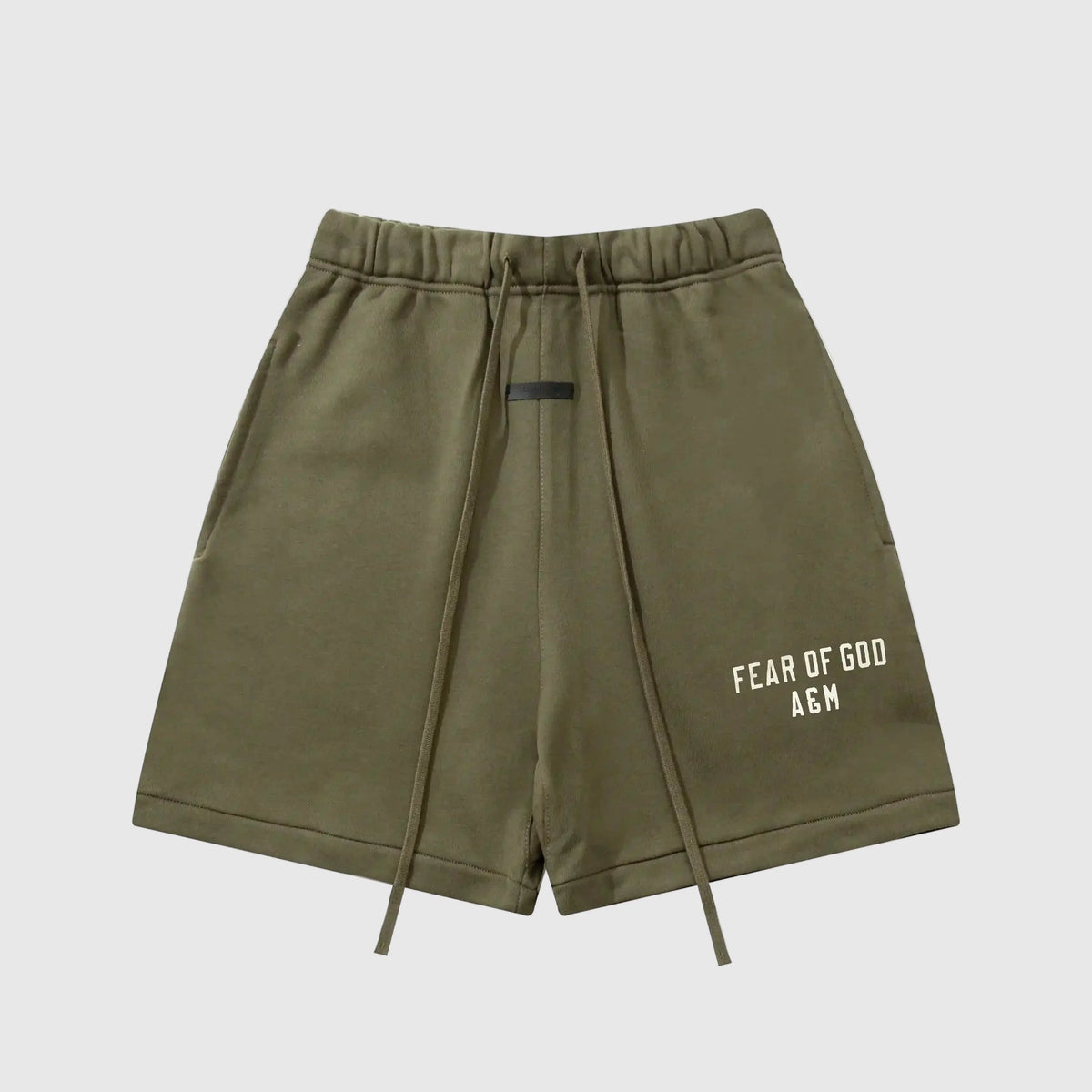 Essentials Hemlock Green Relaxed Fit Fleece Shorts – Fear of God