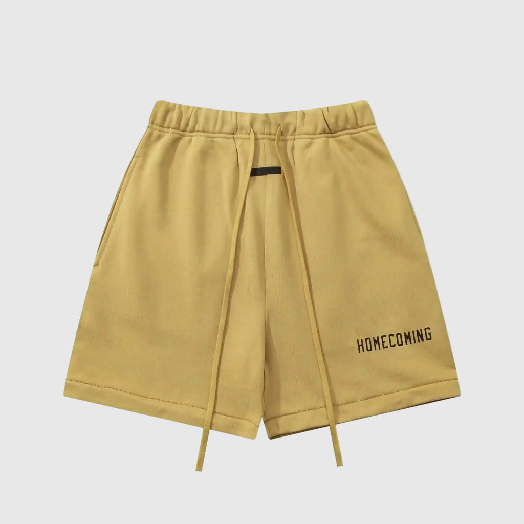 Essentials Garden Yellow Bold Fleece Shorts – Fear of God