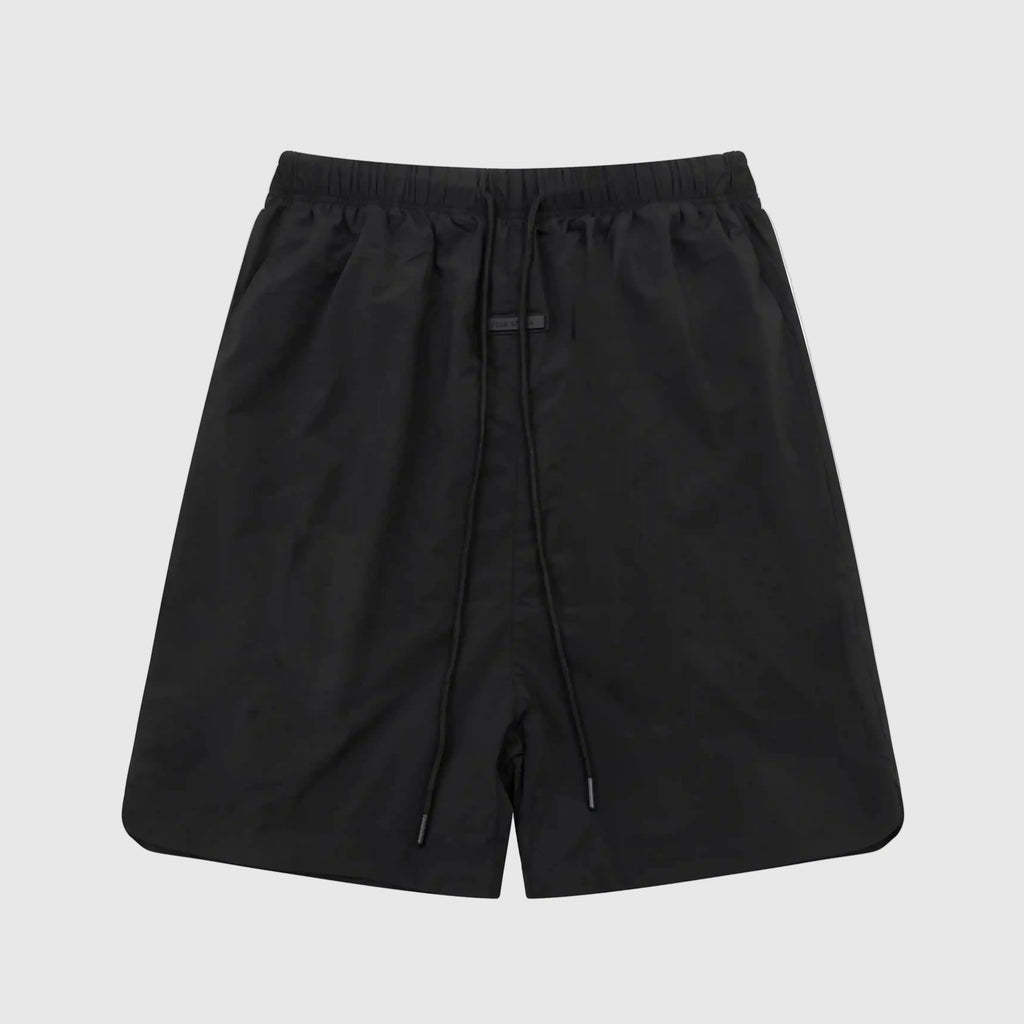 Essentials Black Staple Fleece Shorts – Fear of God