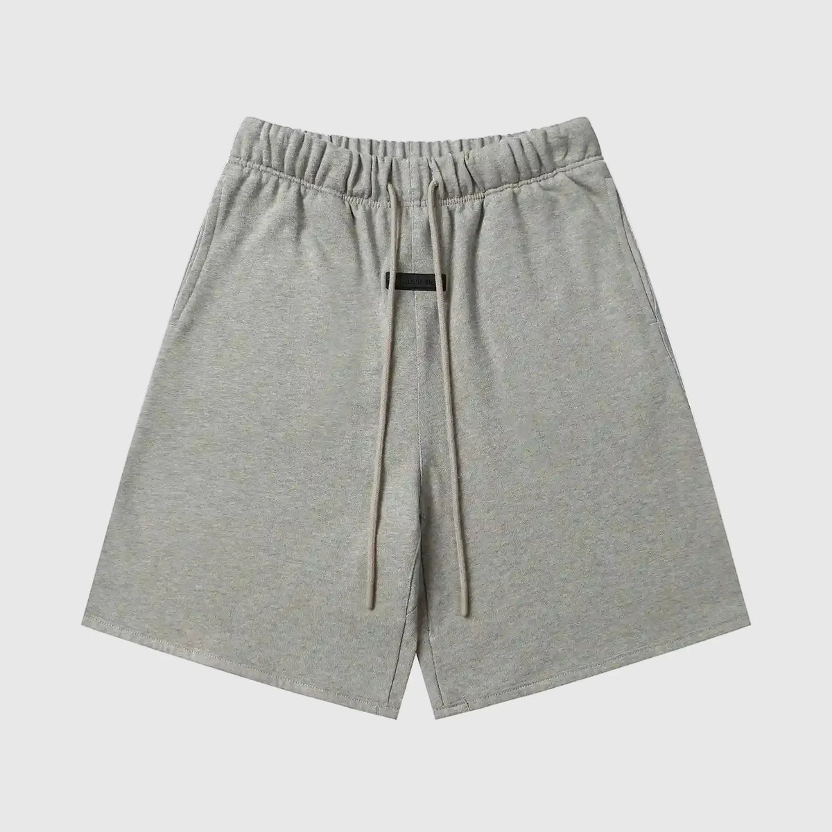 Essentials Dark Heather Oatmeal Fleece Shorts – Fear of God