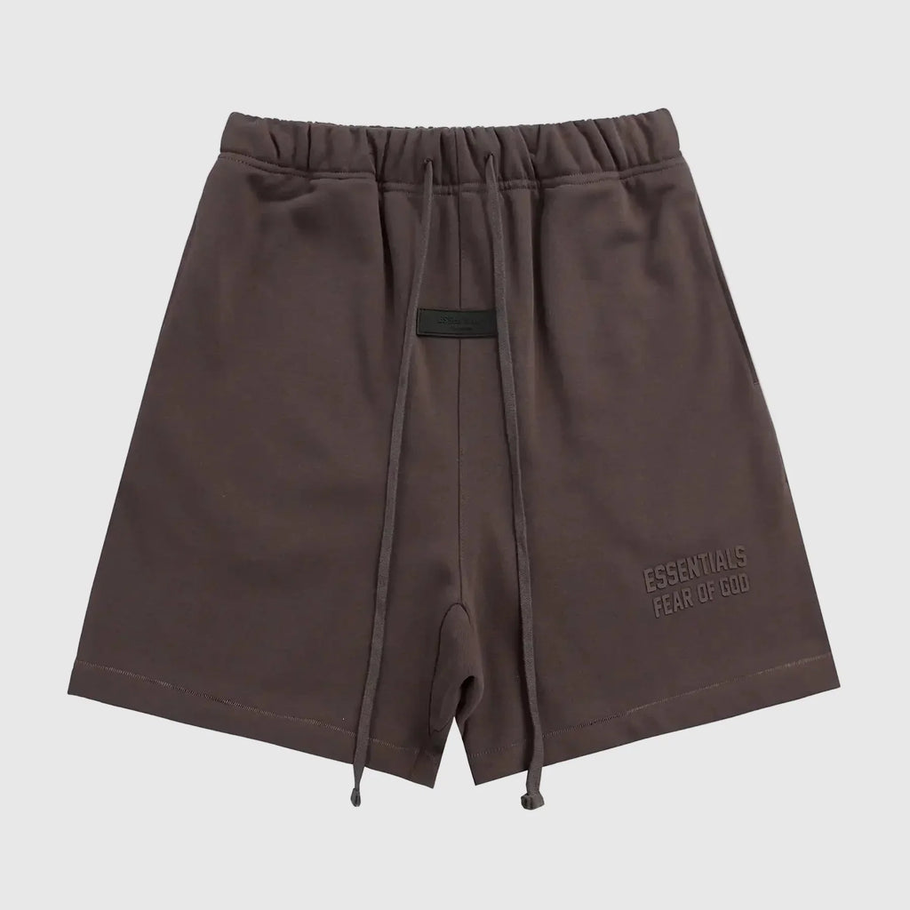 Essentials Congo Brown Fleece Shorts – Fear of God