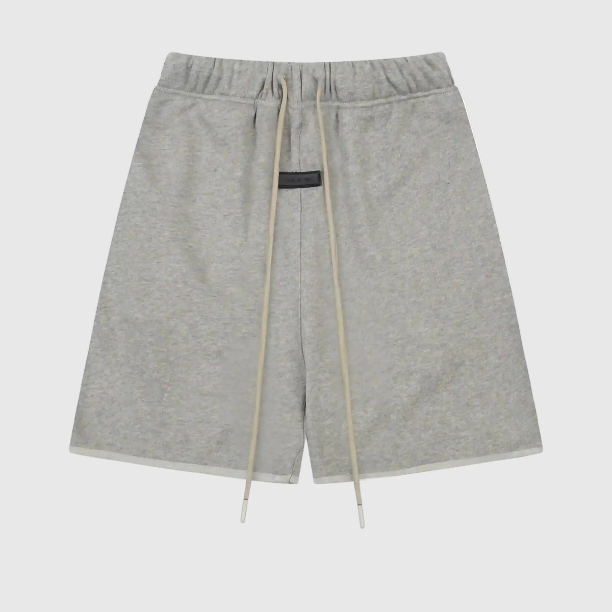 Essentials Dark Heather Oatmeal Relaxed Fit Fleece Shorts – Fear of God