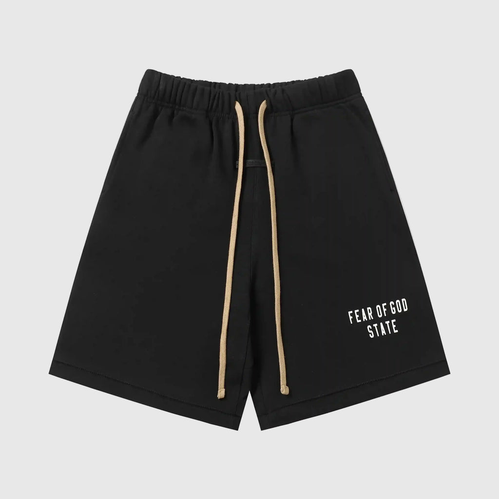 Essentials Black Fleece Shorts – Fear of God