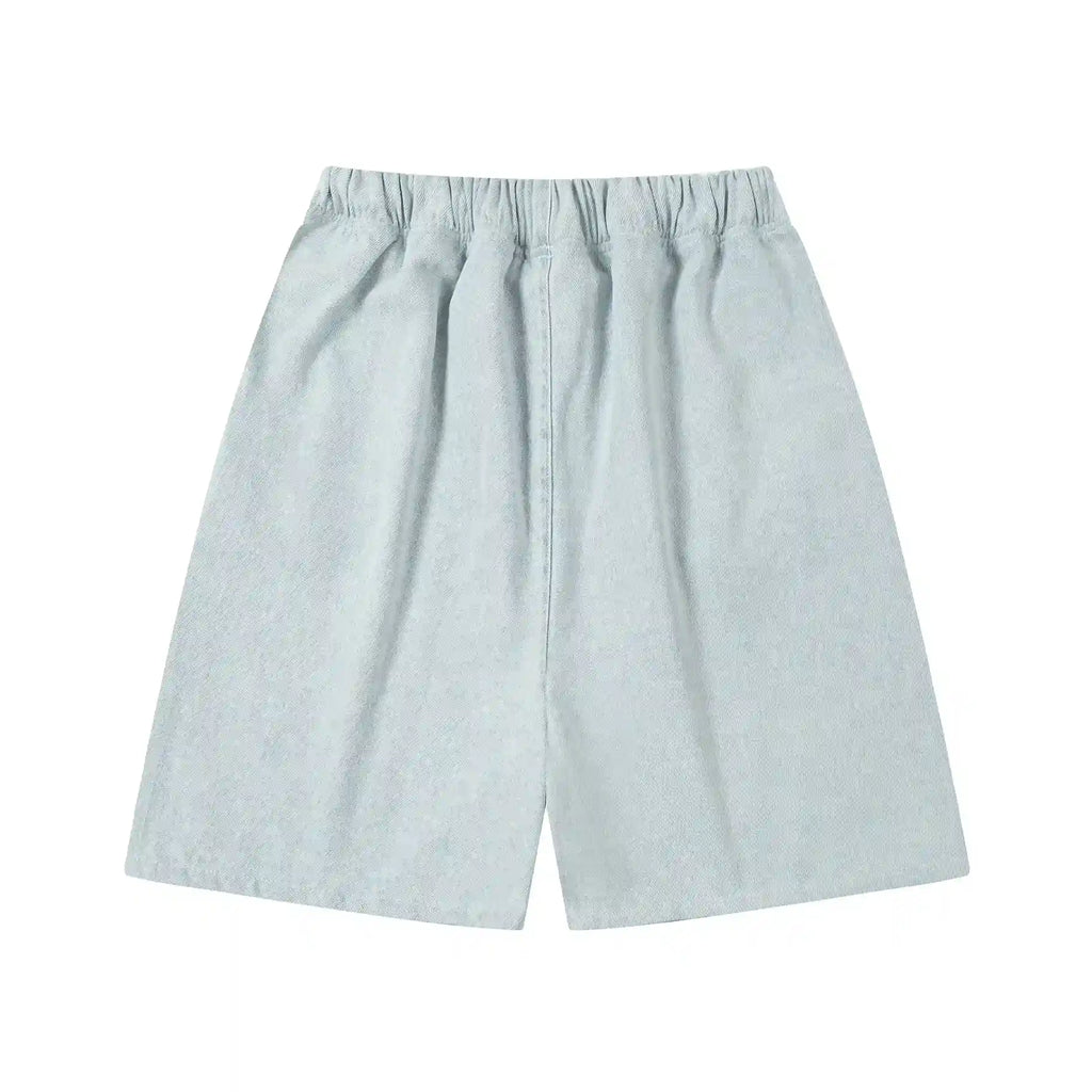Essentials Denim Blue Vintage Fleece Shorts – Fear of God