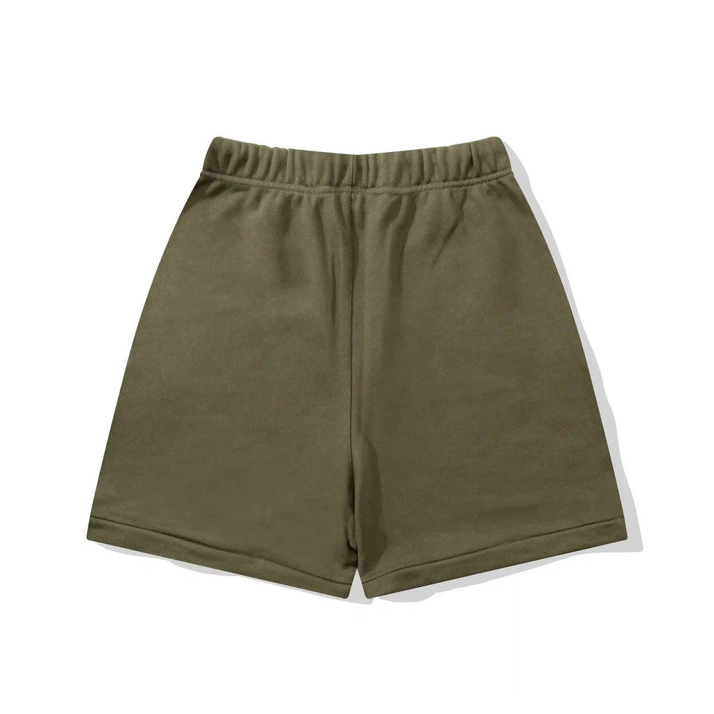 Essentials Hemlock Green Relaxed Fit Fleece Shorts – Fear of God