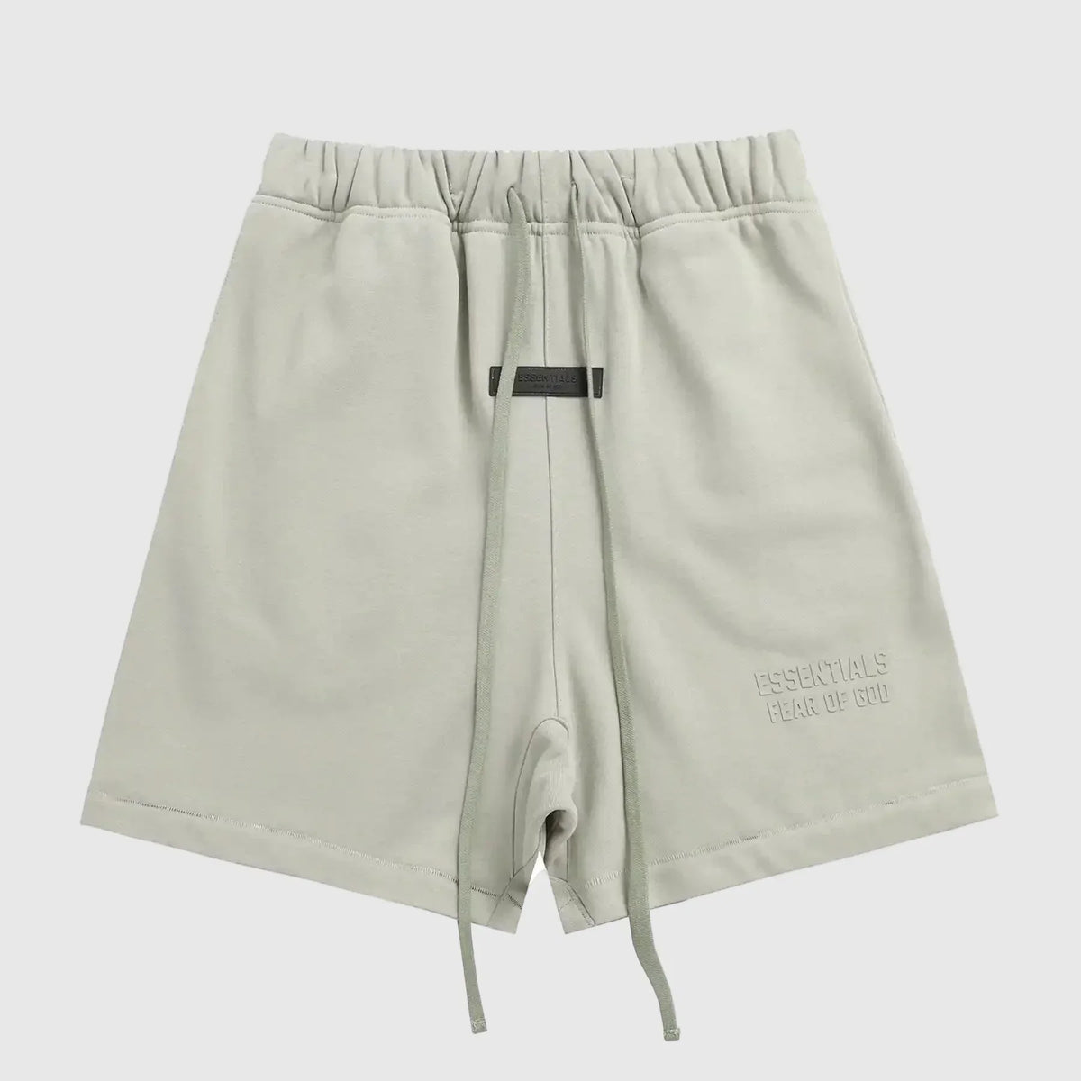 Essentials Heathered Grey Elevated Street Fleece Shorts – Fear of God