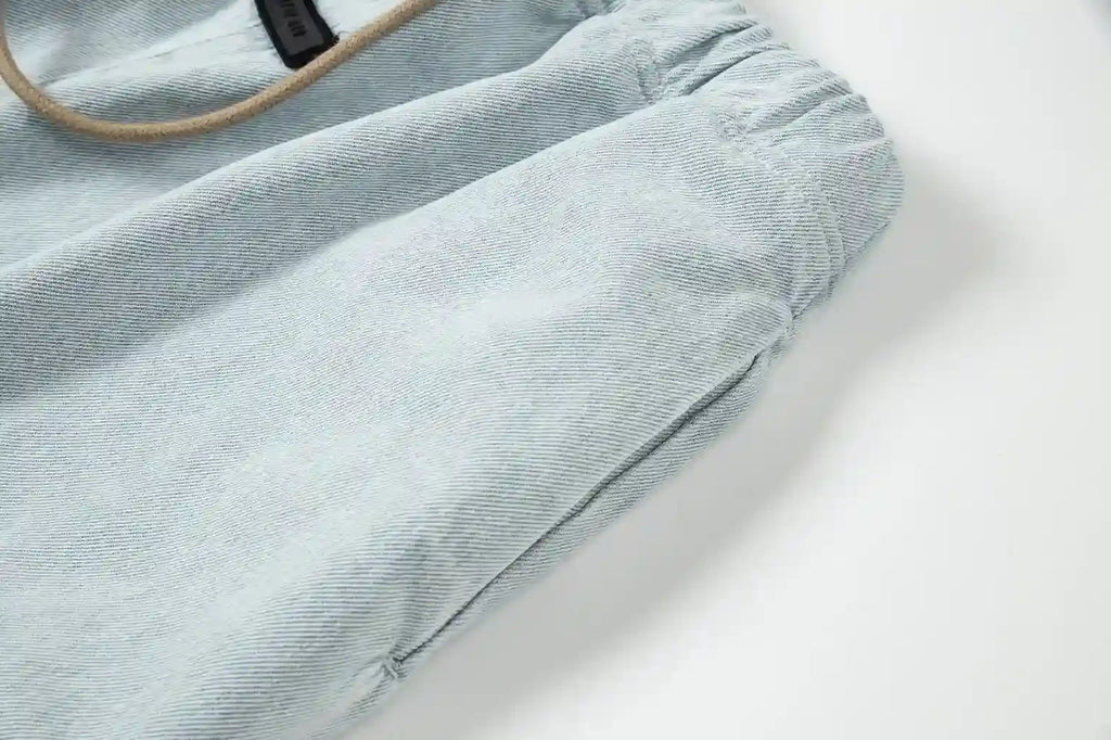 Essentials Denim Blue Vintage Fleece Shorts – Fear of God