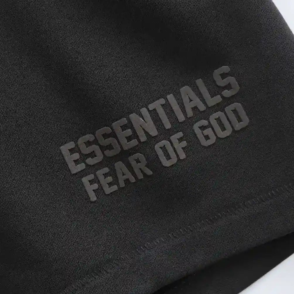 Essentials Black Fleece Shorts – Fear of God