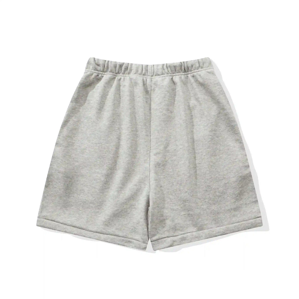 Essentials Dark Heather Oatmeal Casual Fleece Shorts – Fear of God