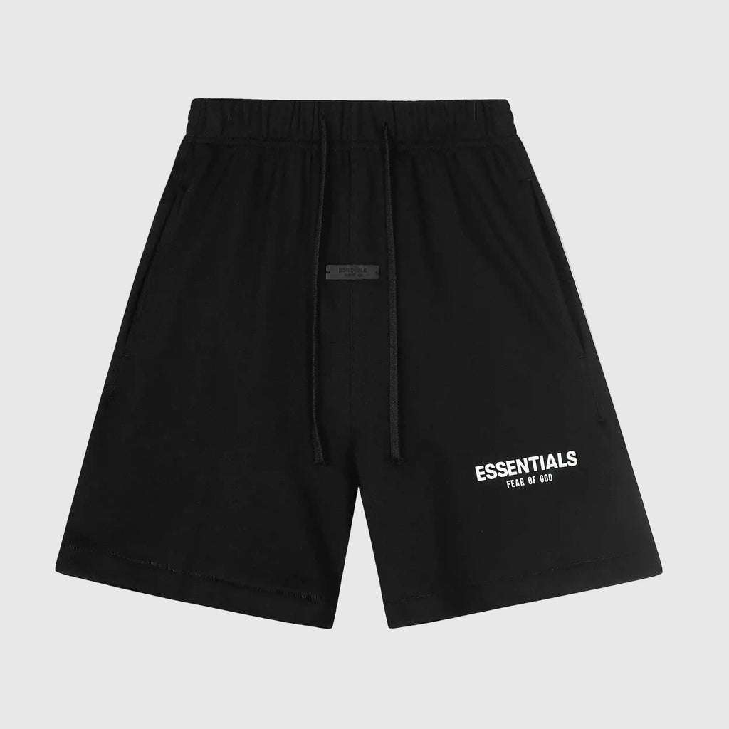 Essentials Black Core Comfort Fleece Shorts – Fear of God