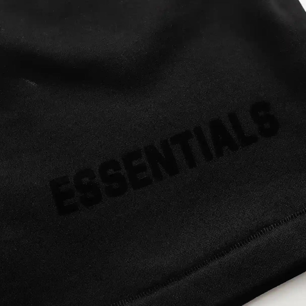 Essentials Black Premium Fleece Shorts – Fear of God