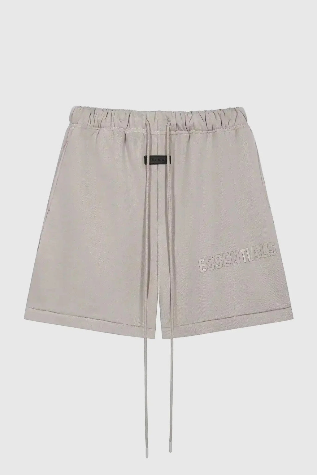 Essentials Dark Heather Oatmeal Fleece Shorts – Fear of God