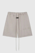 Essentials Dark Heather Oatmeal Fleece Shorts – Fear of God