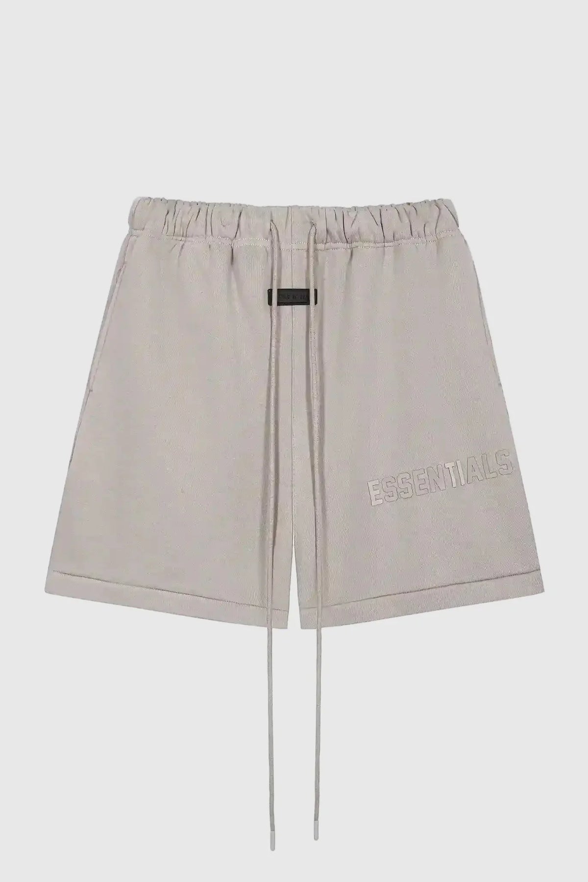 Essentials Dark Heather Oatmeal Fleece Shorts – Fear of God