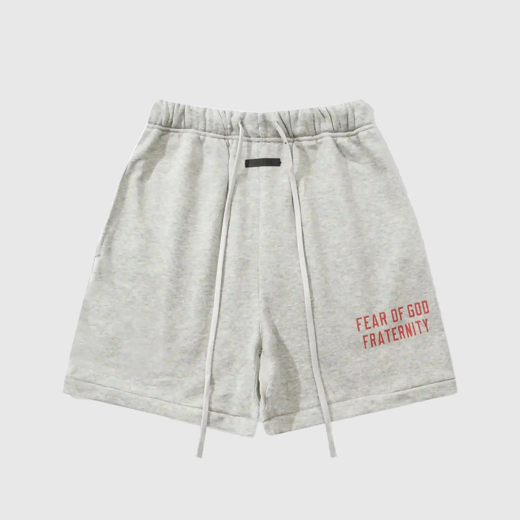 Essentials Light Heather Oatmeal Fleece Shorts – Fear of God