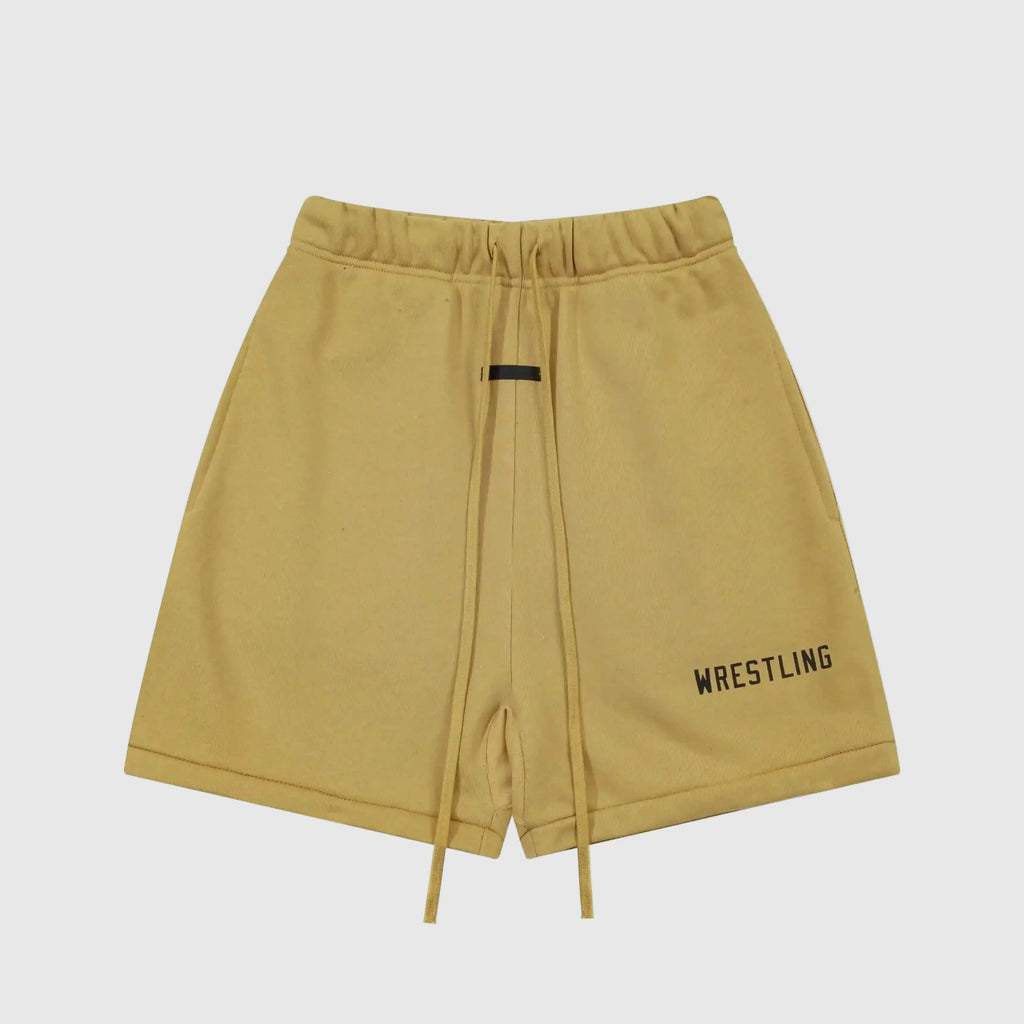 Essentials Garden Yellow Fleece Shorts – Fear of God
