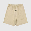 Essentials Calm Shell Beige Fleece Shorts – Fear of God